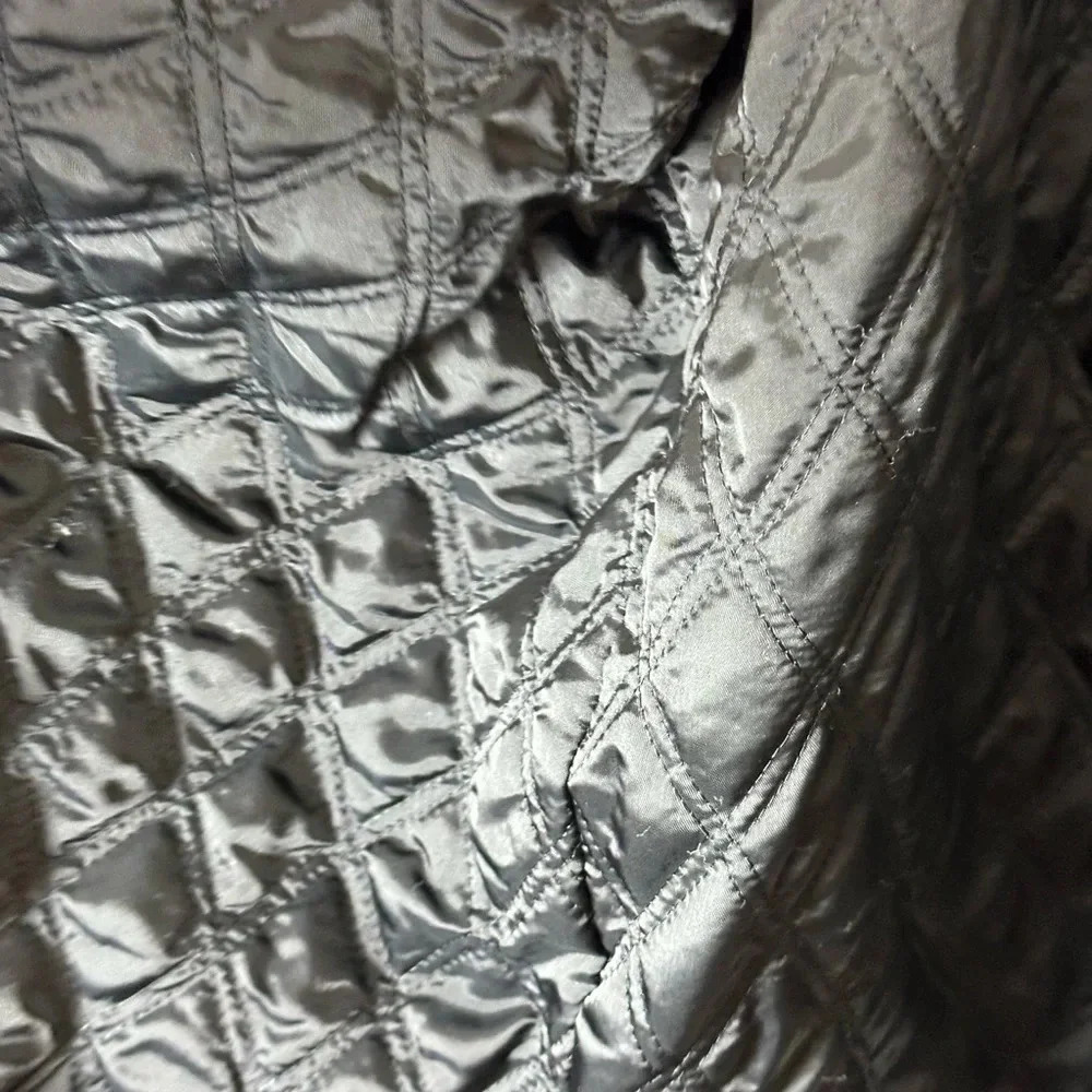 Roundtree & YorkBlack Men's Leather Button Front Jacket Coat Size XL - Picture 3 of 5